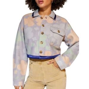 Kimchi Blue Flower Power Chore Jacket